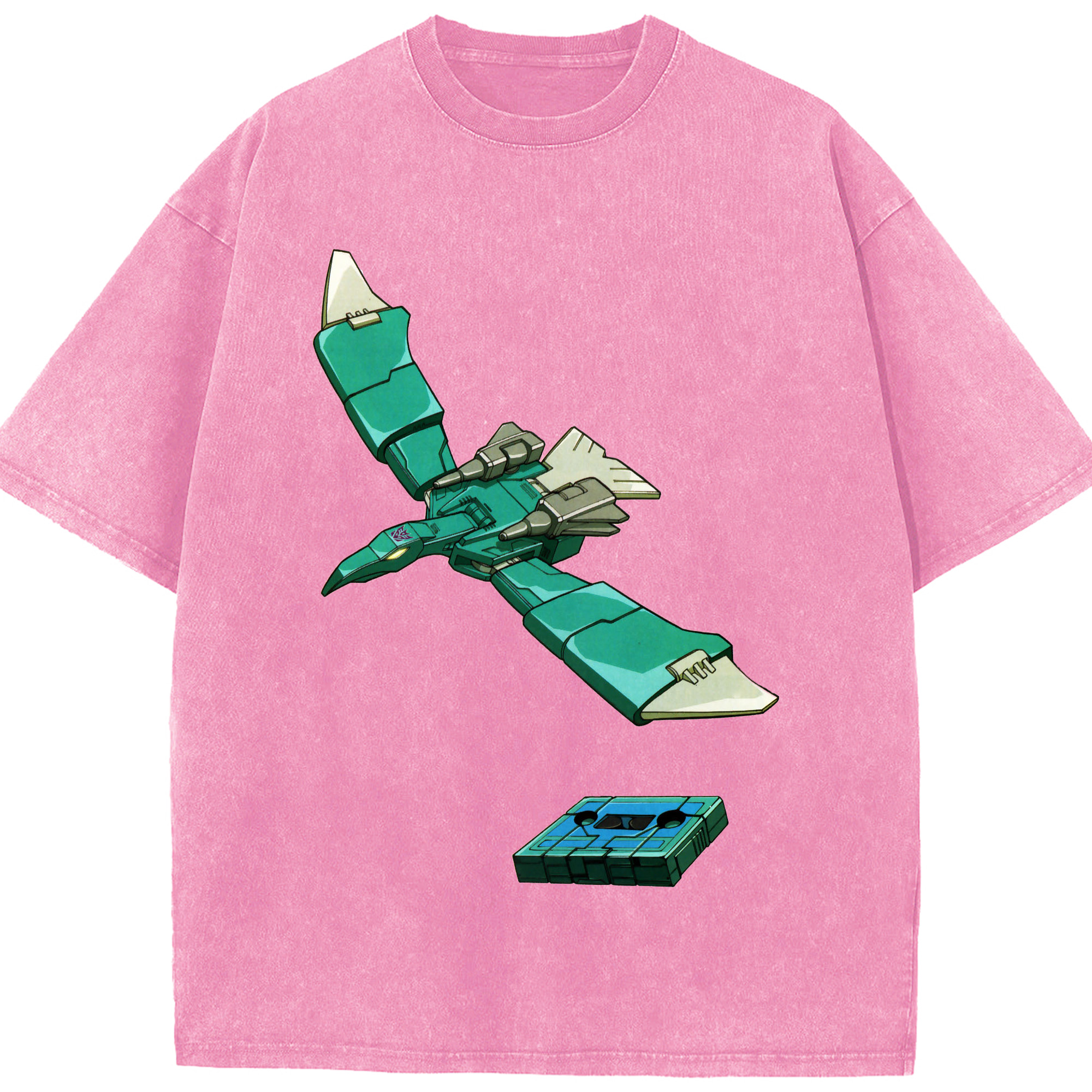（画像用）  綿100% ヴィンテージ風 半袖Tシャツ（フロントプリント）
